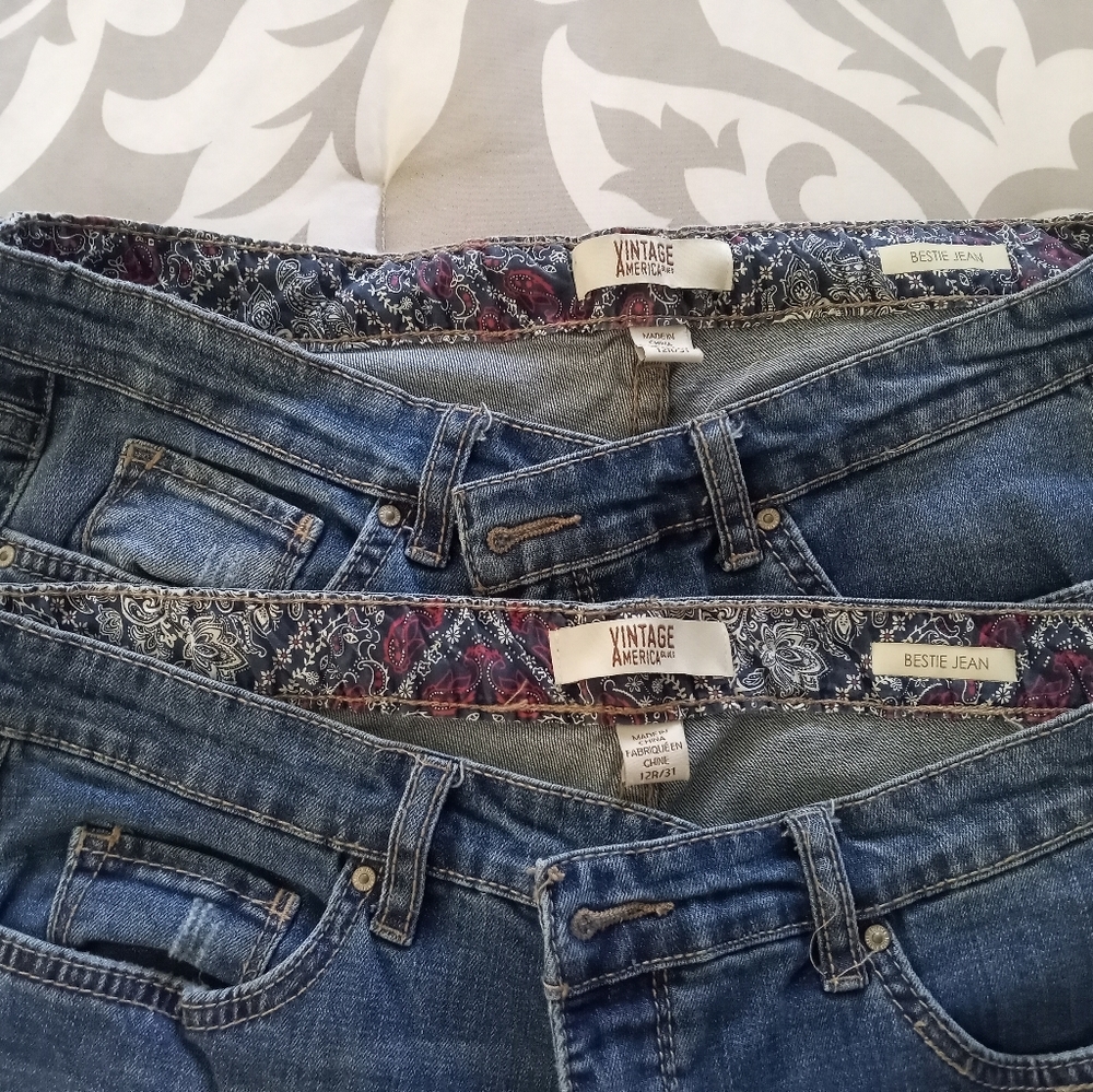 Vintage America jeans size 12